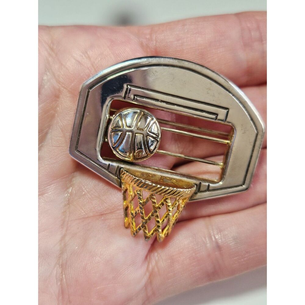 *Sale* Best brand basketball hoop brooch